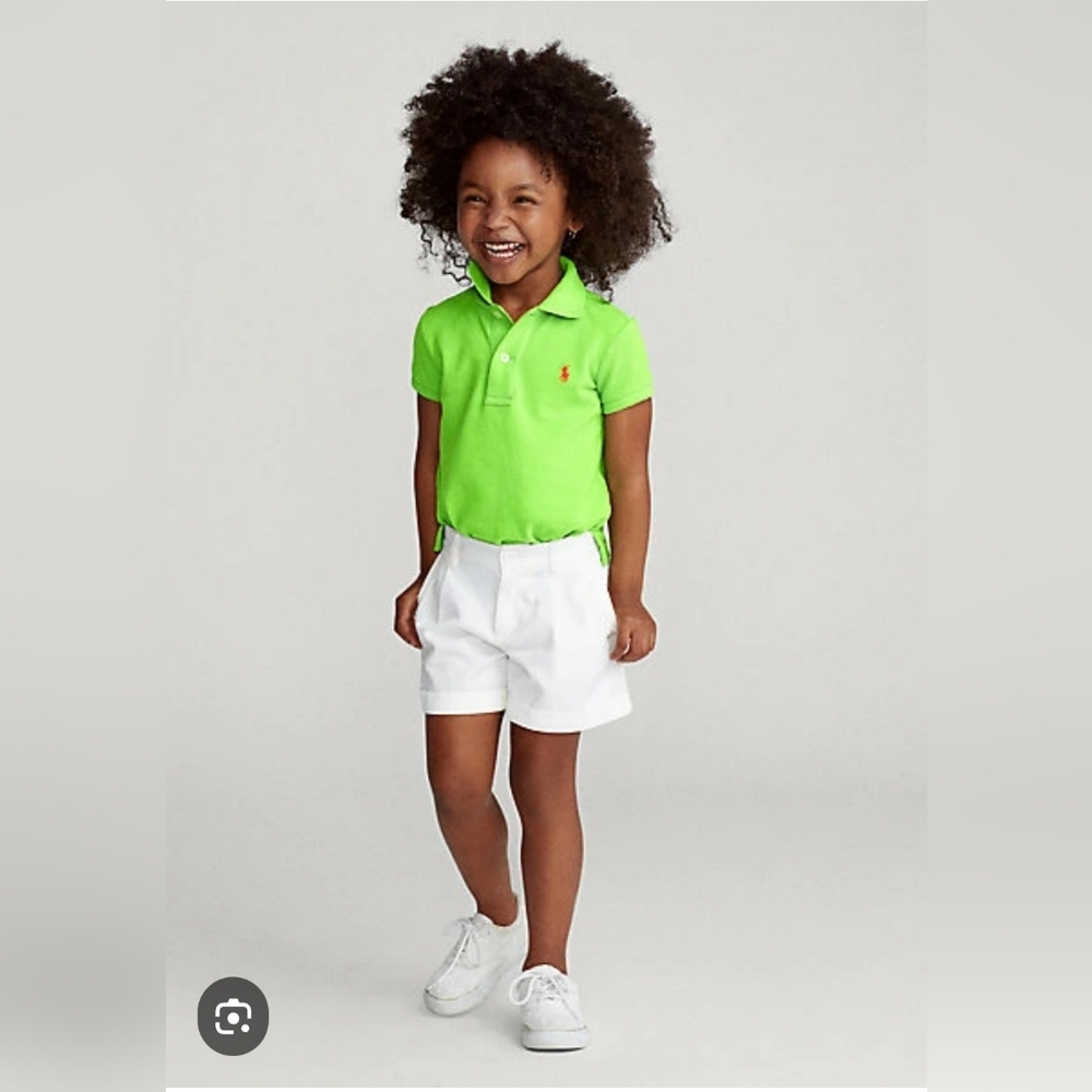 Ralph Lauren Girl's Green Polo Shirt Size 3T